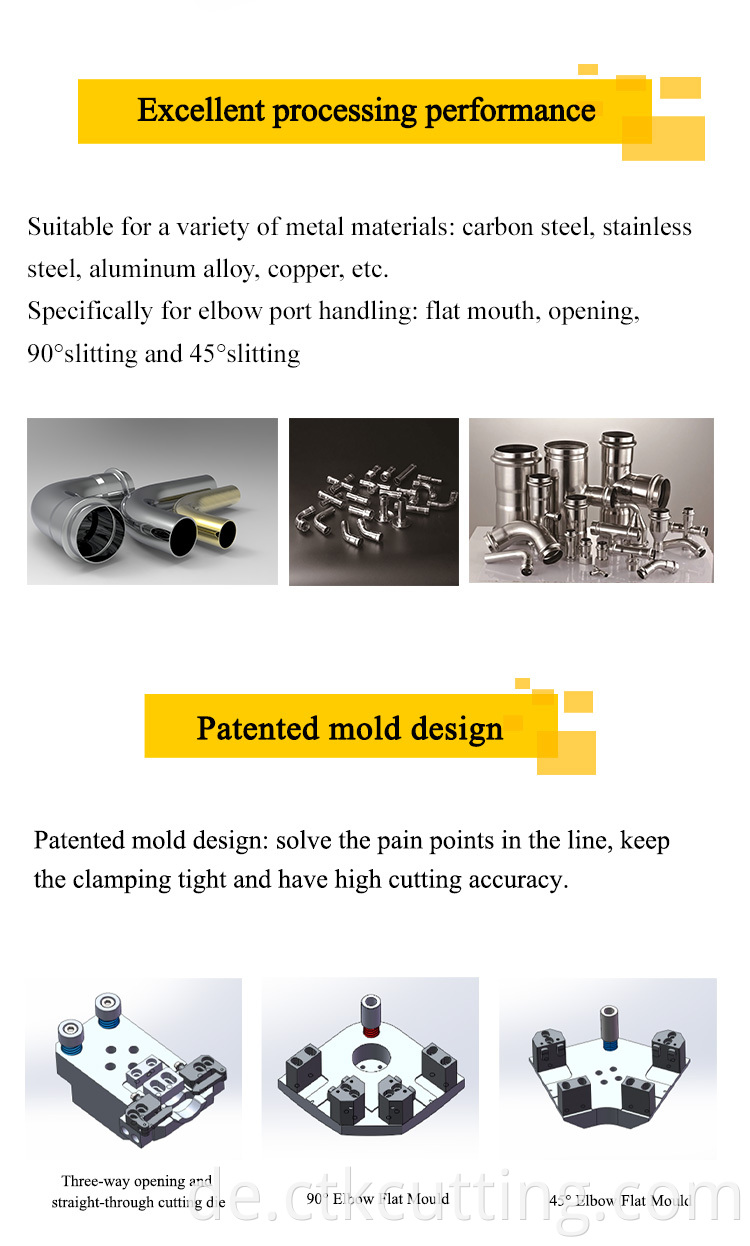 Elbow laser cutting machine